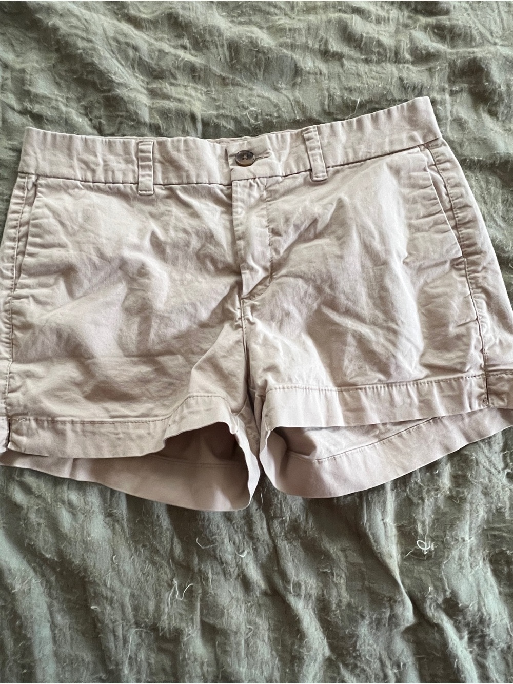 Old Navy Y2K Utility Lightweight Low Rise Khaki Summer Mini Shorts Size 6